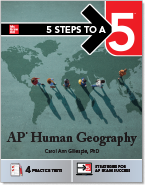 5 Steps to a 5: AP Human Geography cover