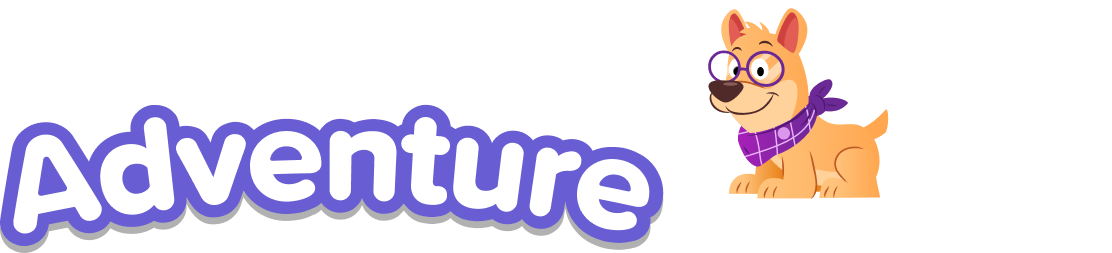 ALEKS Adventure with Digit the dog logo