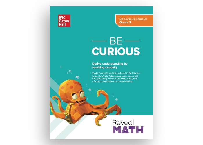 The cover of the Be Curious sampler