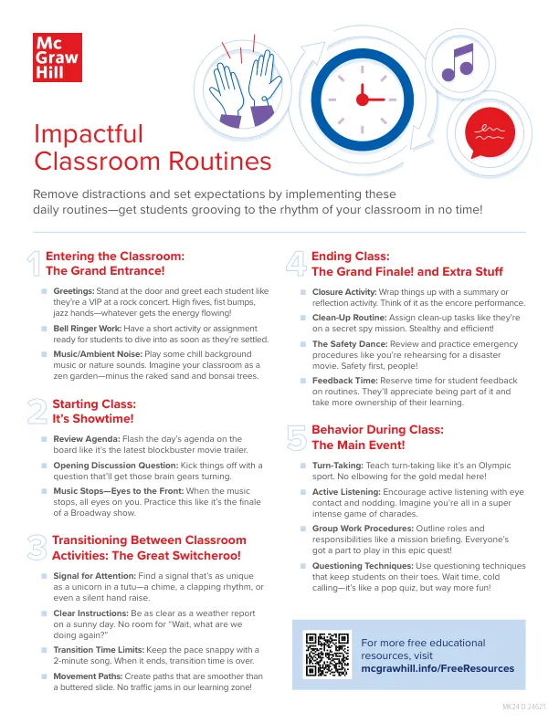 Teacher Tips: Impactful Classroom Routines