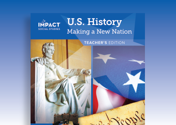 The cover of the IMPACT Teacher’s Edition. 