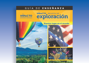 The cover of the Spanish IMPACT Explorer  Magazine Teaching Guide.