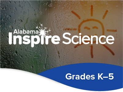 A decorative tile for Alabama Inspire Science Grades K–5.