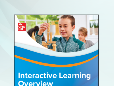 The cover of the Interactive Learning Overview brochure.