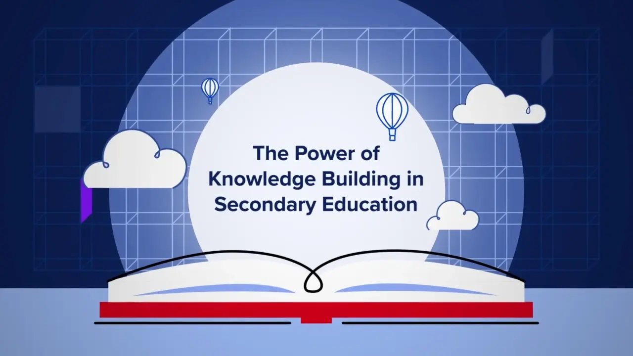 Screenshot from the Power of Knowledge Building in Secondary Education
