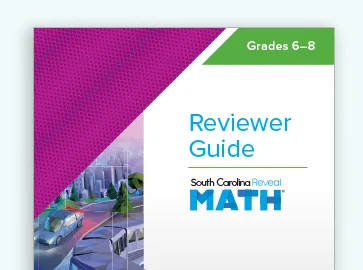 Reveal Math 6-8 Reviewer Guide cover