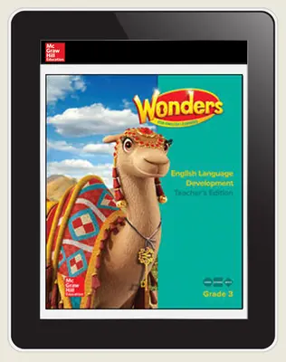 Wonders For English Learners Grade 3 Teacher Workspace 7 Year Subscription