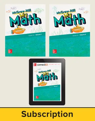 McGraw-Hill My Math 2018 3-year Student Bundle, Grade 1