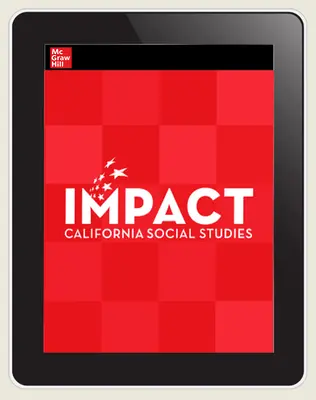 IMPACT: California, Grade 1, Online Student Center, 8-year subscription, A Child's Place in Time and Space