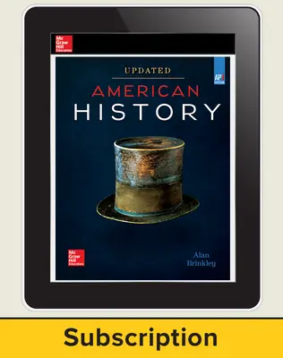 Brinkley, American History: Connecting with the Past UPDATED AP Edition, 2017, 15e, Online Student Edition, 6-year subscription