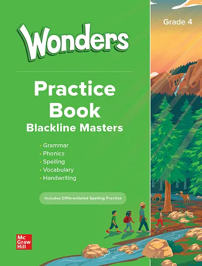 Wonders Grade 4 National Practice Book