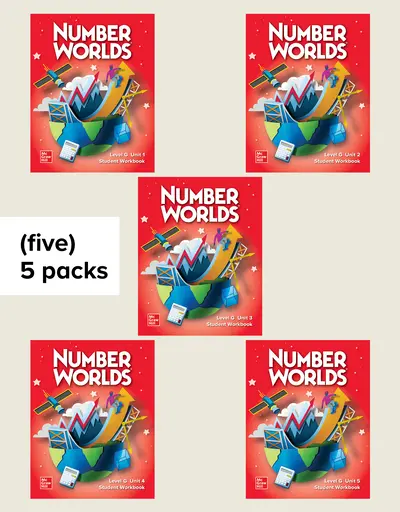 Number Worlds Level G, Student Workbook Package 25-pack (5 of 