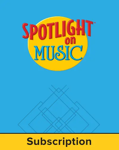 Spotlight on Music, Grade K, Electronic Student Edition