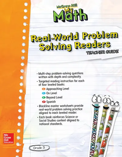 McGraw-Hill My Math, Grade 3, Real-World Problem Solving Leveled Reader Teacher Guide