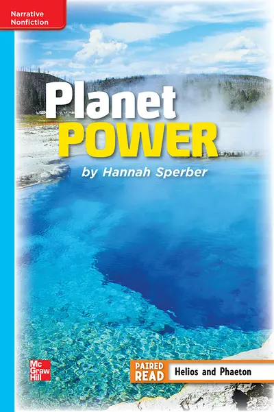 Reading Wonders Leveled Reader Planet Power: On-Level Unit 6 Week 3 Grade 4