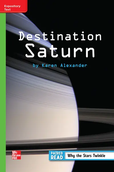 Reading Wonders Leveled Reader Destination Saturn: Beyond Unit 3 Week 3 Grade 3