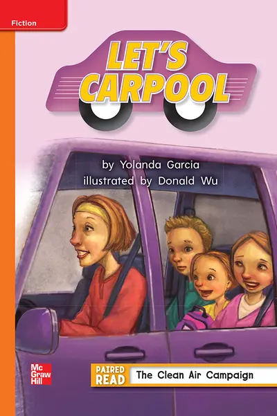 Reading Wonders Leveled Reader Let's Carpool: Approaching Unit 5 Week 4 Grade 2