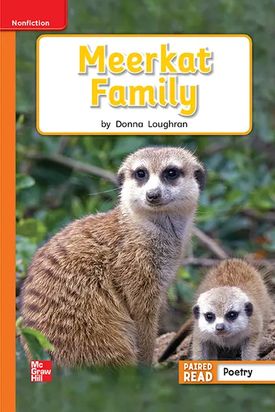 Reading Wonders, Grade 1, Leveled Reader Meerkat Family, On Level, Unit 2, 6-Pack