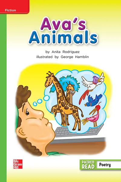 Reading Wonders, Grade 2, Leveled Reader Ava's Animals, Beyond, Unit 2, 6-Pack