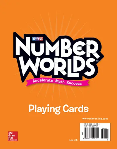 Number Worlds Level E Playing Cards