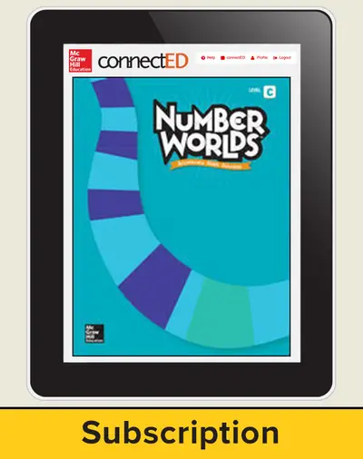 Number Worlds Level C, Student Materials Bundle (5 students, 1-year)