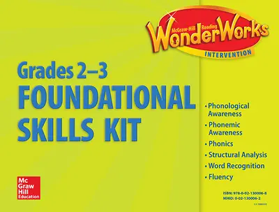 Reading Wonderworks Foundational Skills Kits Grade 2-3