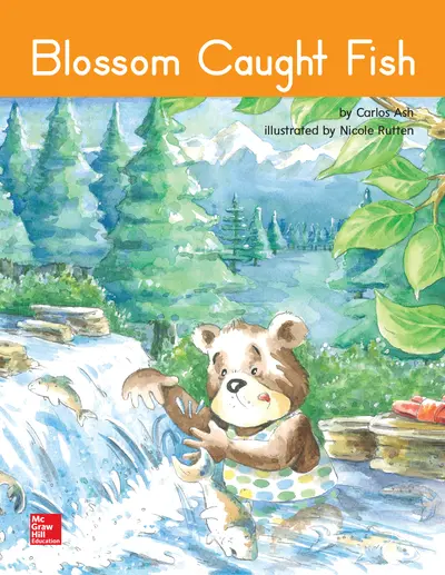 Open Court Reading Grade 1 Practice Decodable 78, Blossom Caught Fish