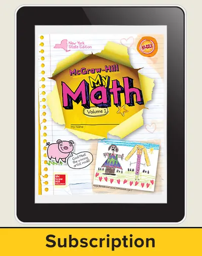 CUS New York My Math Grade K  Teacher Online Edition 1 year subscription
