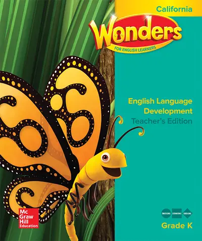Wonders for English Learners CA GK Teacher's Edition