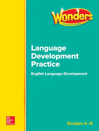 Wonders for English Learners G4-6 Language Development Practice BLM