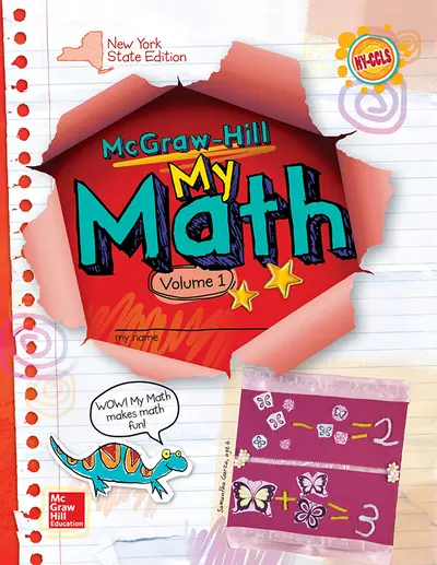 CUS New York My Math Grade 1 Student Edition vol 1 v2