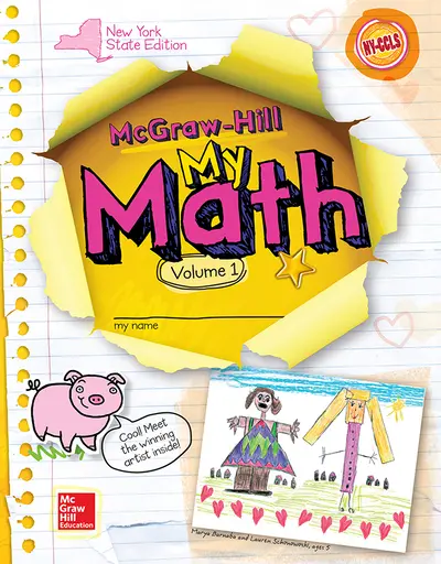 CUS New York My Math Grade K Student Edition vol 1 v2