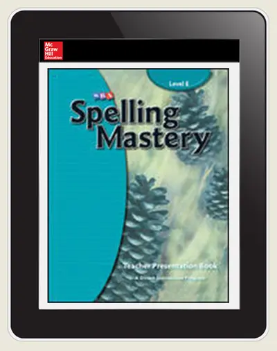 Spelling Mastery Level E Teacher Online Subscription, 3 year