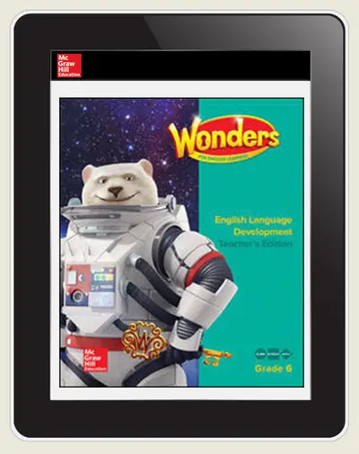 Reading Wonders for English Learners Teacher Workspace 8 Yr Subscription Grade 6