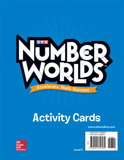 Number Worlds, Level F Activity Cards