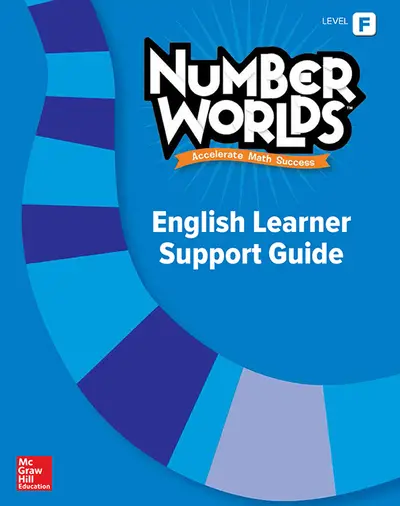 Level F English Learner Support Guide, Number Worlds Standards-neutral Version