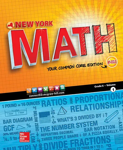 CUS Glencoe Math Grade 6, Student Edition, Volume 1 New York Edition