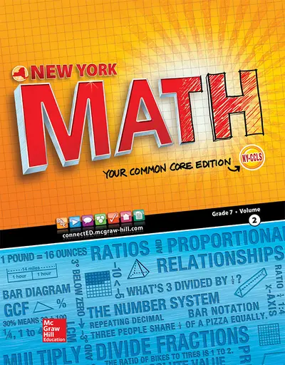 CUS Glencoe Math Grade 7, Student Edition, Volume 2 New York Edition