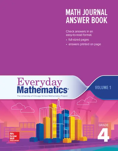 Everyday Mathematics 4th Edition, Grade 4, Math Journal Answers Teacher ...