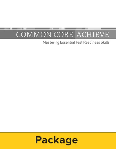 Common Core Achieve, Subject Module 25 Copy Set With Instructor Guide