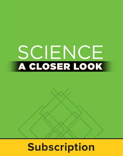 Science, A Closer Look, Grade 4, StudentWorks Plus Online 2011 (1 year subscription without purchase of SE)