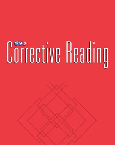 Corrective Reading Comprehension Level B1, Blackline Masters