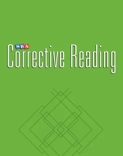 Corrective Reading Comprehension Level C, Teacher Presentation Book 1