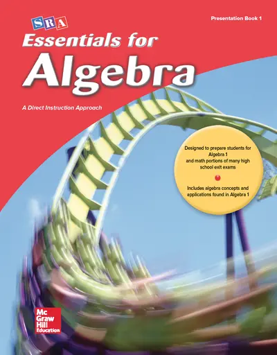 Essentials for Algebra, Teacher Presentation Book 1