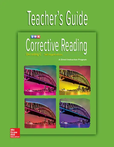 Corrective Reading Decoding Level C, Teacher Guide