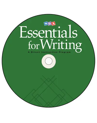 SRA Essentials for Writing Practice Software CD-ROM