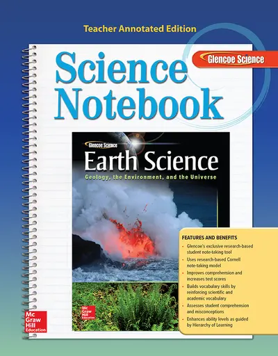 Glencoe Earth Science: GEU, Science Notebook, Teacher Annotated Edition