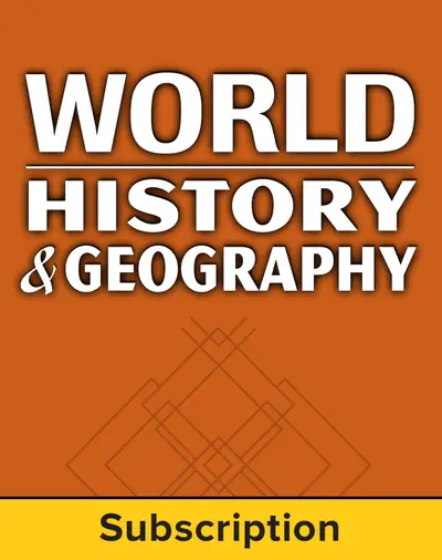 World History and Geography: Modern Times, Student Learning Center, 6-Year Subscription