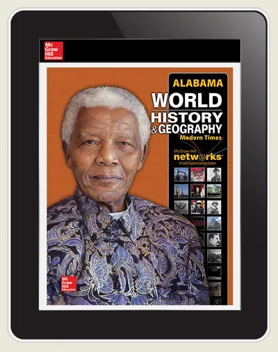 World History and Geography Modern Times, Alabama Teacher Center, 1-year Subscription