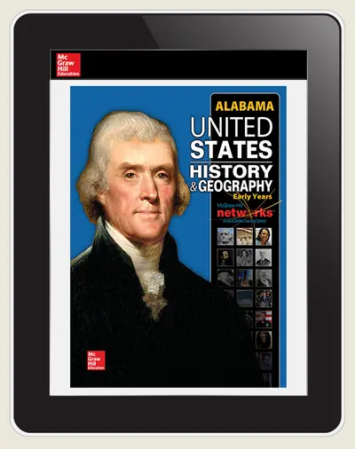 United States History and Geography: Volume 1, Alabama Student Center (digital only), 1-year Subscription